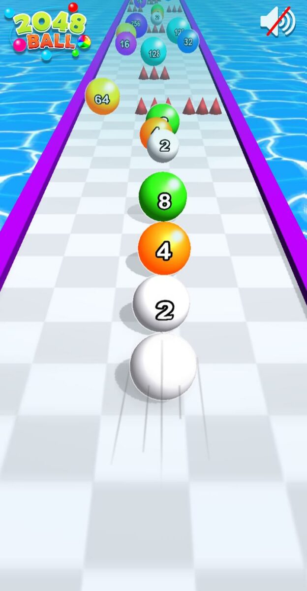 ball run 2048 